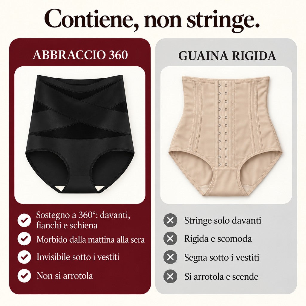 Contiene senza stringere: Abbraccio 360 contro la guaina rigida