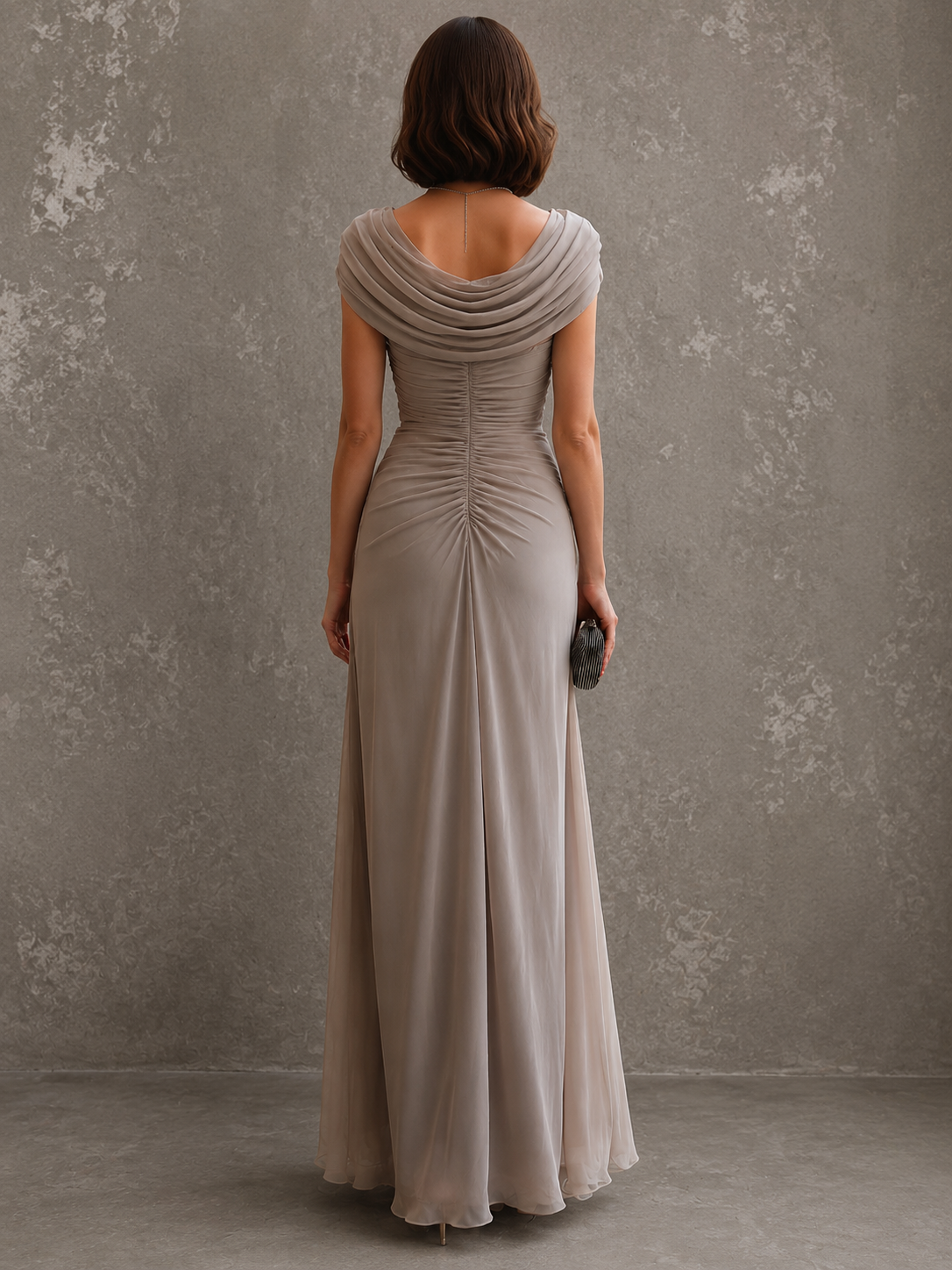 Triana Draped Maxi Ceremony Dress