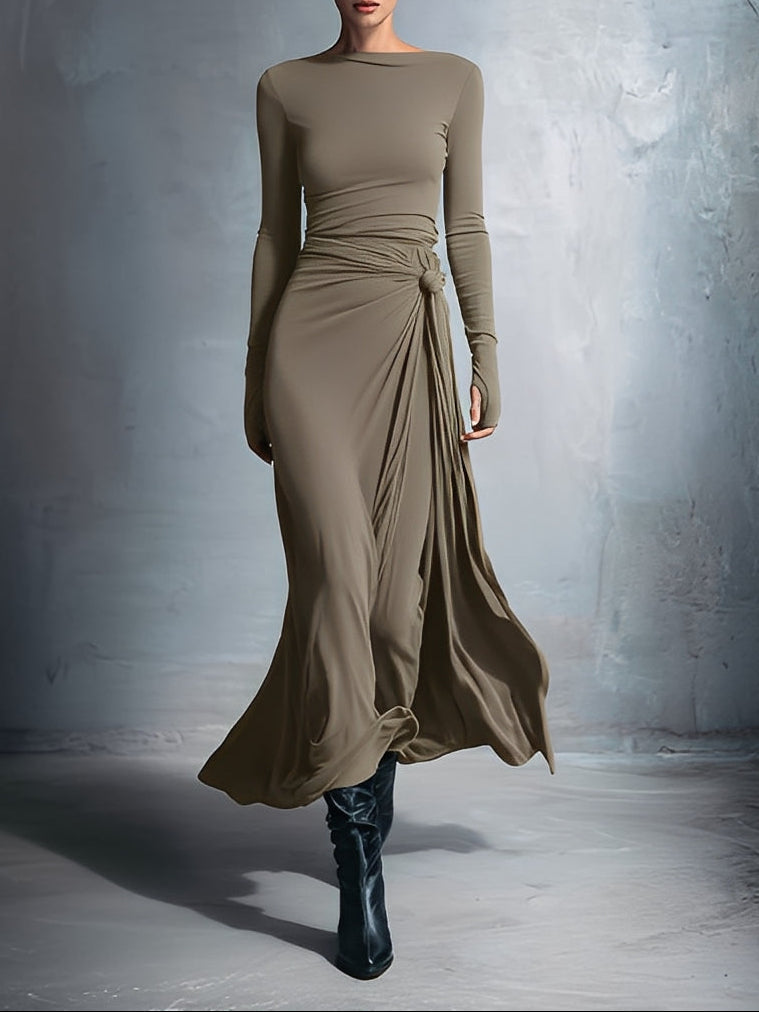 Noemi Wrap Maxi Dress