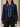 Vivienne Contrast Tie Blouse — Navy